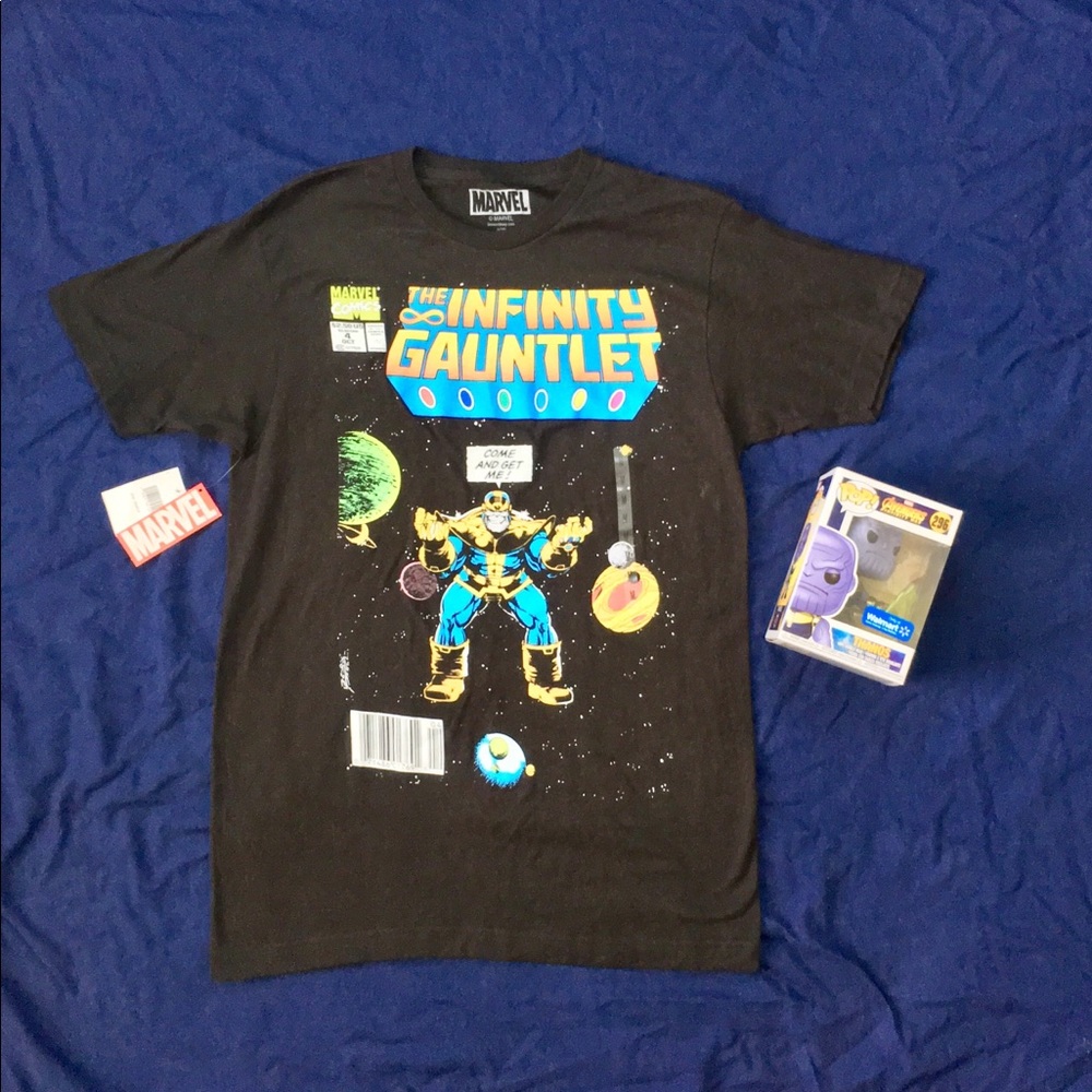 Marvel Infinity Gauntlet Thanos t-shirt Black